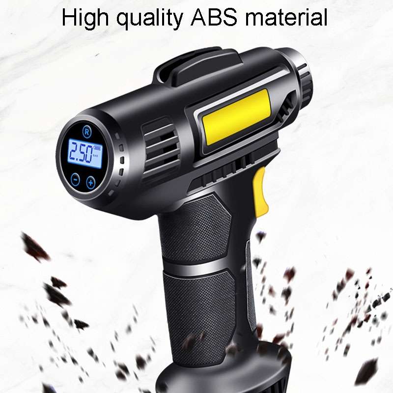 Portable Multifunctional Car Inflator Automobile Tire Pneumatic Pump, Model: Wireless Digital