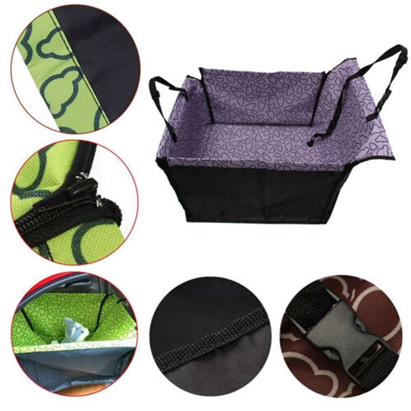 Car Single Seat Waterproof Pet Seat Protective Pad, Color: Orange Cloud