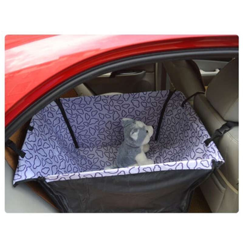 Car Single Seat Waterproof Pet Seat Protective Pad, Color: Orange Cloud