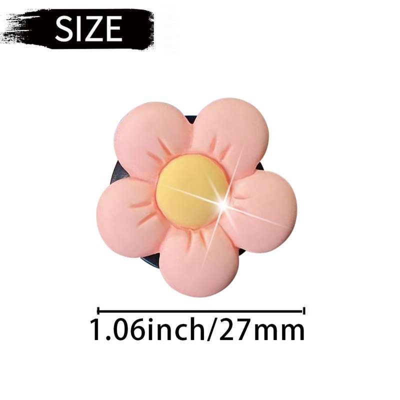 Candy-colored Ffive-petal Flower Car Air Vent Aromatherapy Decorative Clip, Color: Blue