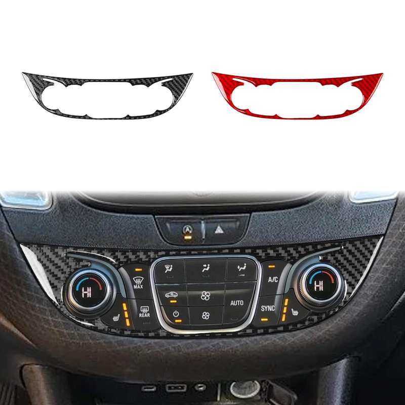 For Chevrolet Malibu 2016-2022 C Model Universal Central Control Knob Panel Sticker(Black)