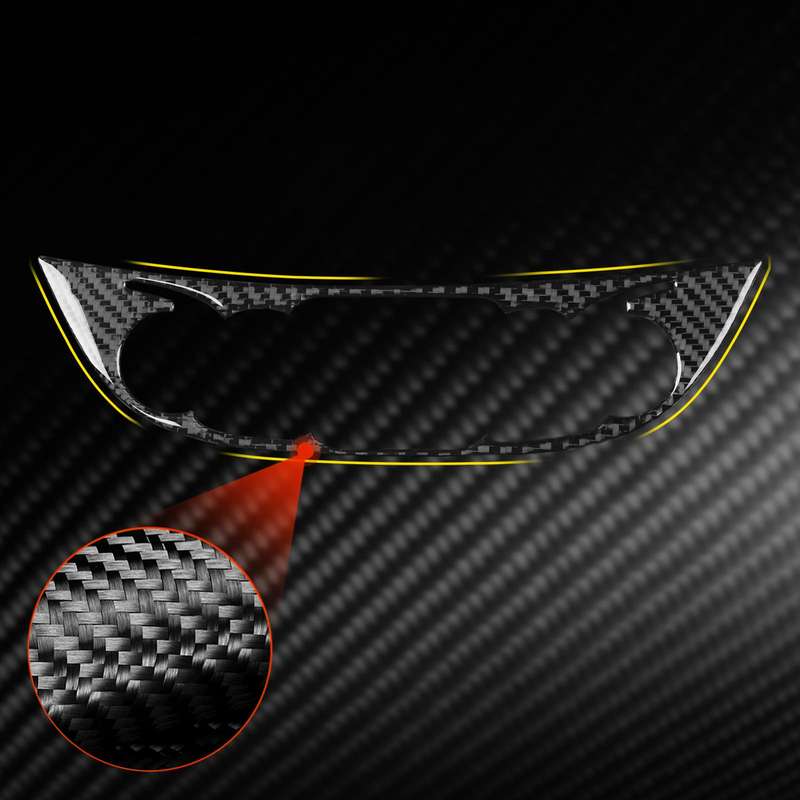 For Chevrolet Malibu 2016-2022 C Model Universal Central Control Knob Panel Sticker(Black)