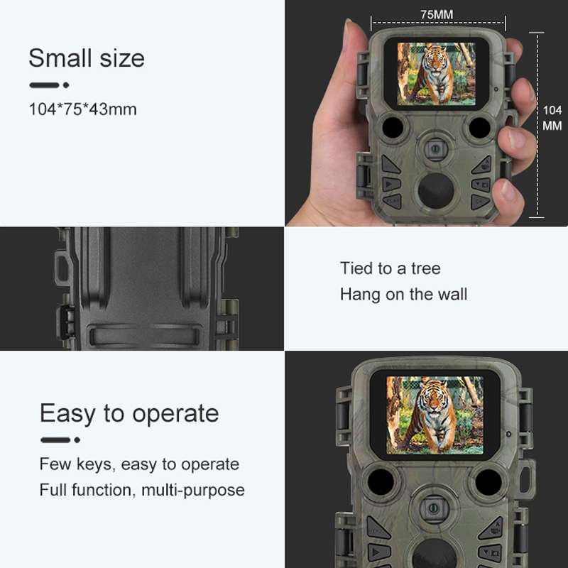 H511C HD Outdoor Hunting Camera Night Vision Monitoring Animal Infrared Sensing Camera