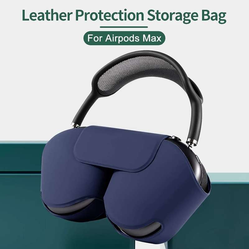 For AirPods Max Headphone Protective Cover Soft Case(Black)
