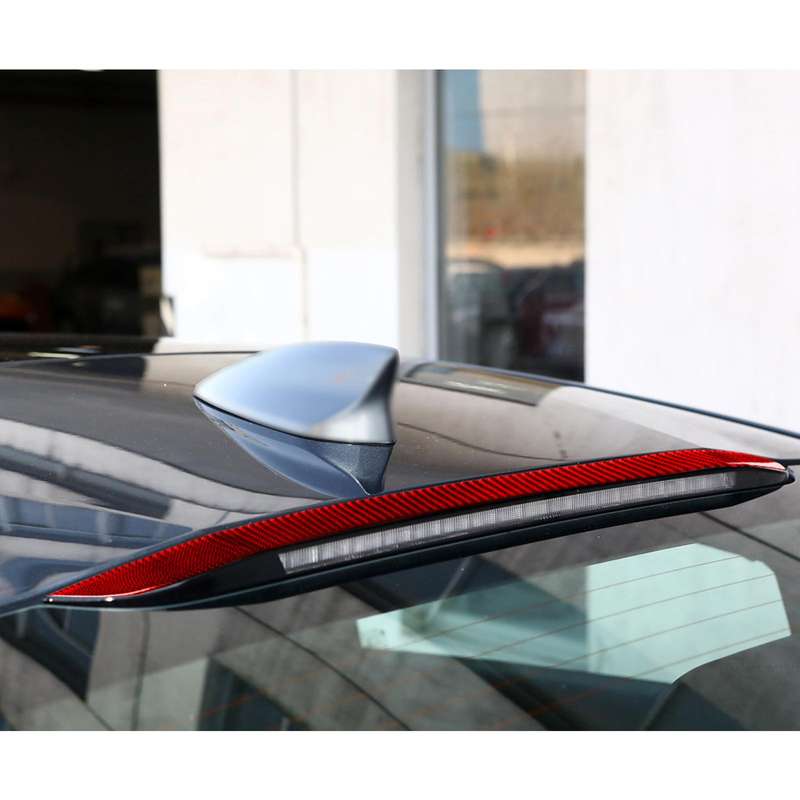 For Chevrolet Malibu 2016-2024 Left-hand Driving Headlight Decorative Sticker(Red)