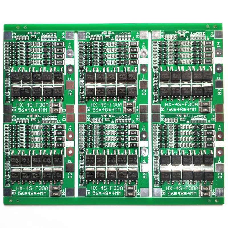 4 S 14.8V / 12.8V 30A Lithium Battery Protective Plate With Equalizer Lithium Iron Phosphate Battery