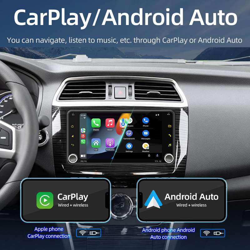 For Toyota Corolla Cars 7 Inch 2.5D Screen Android Navigation Bluetooth FM Radio(1+32G)