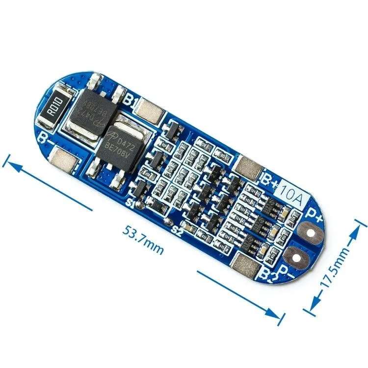 3S 11.1V 12.6V 60A 18650 Li-Ion Battery Charger Protection Board(Balanced)