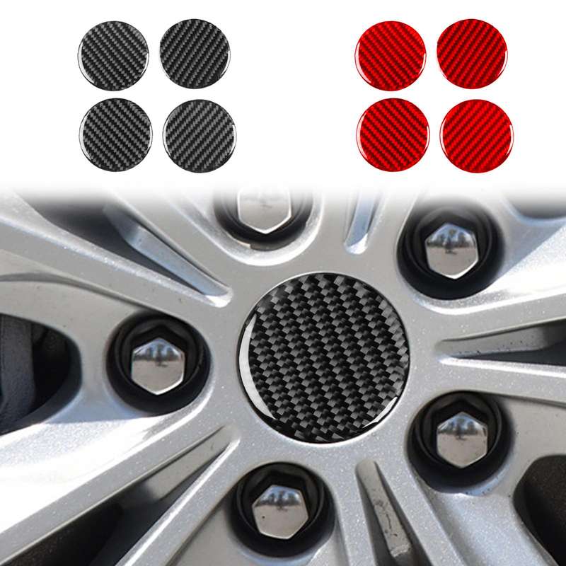For Chevrolet Malibu 2016-2024 4pcs /Set Left-hand Drive Wheel Hub Sticker(Black)