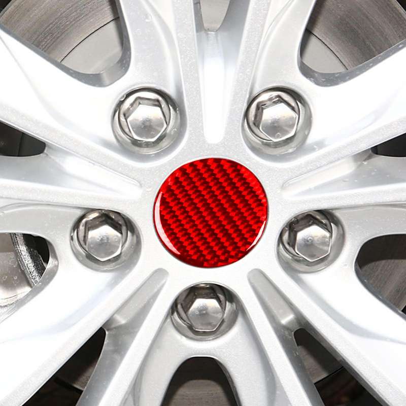 For Chevrolet Malibu 2016-2024 4pcs /Set Left-hand Drive Wheel Hub Sticker(Black)