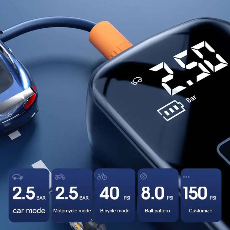 Car Portable Electric Tire Inflator Pump, Model: Wireless Upgrade