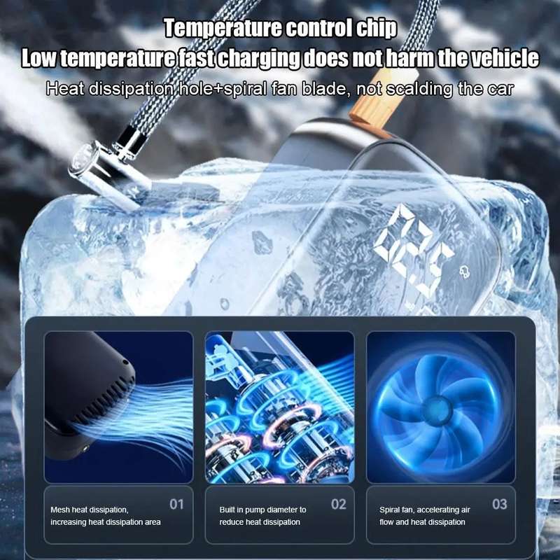 Car Portable Electric Tire Inflator Pump, Model: Wireless Upgrade
