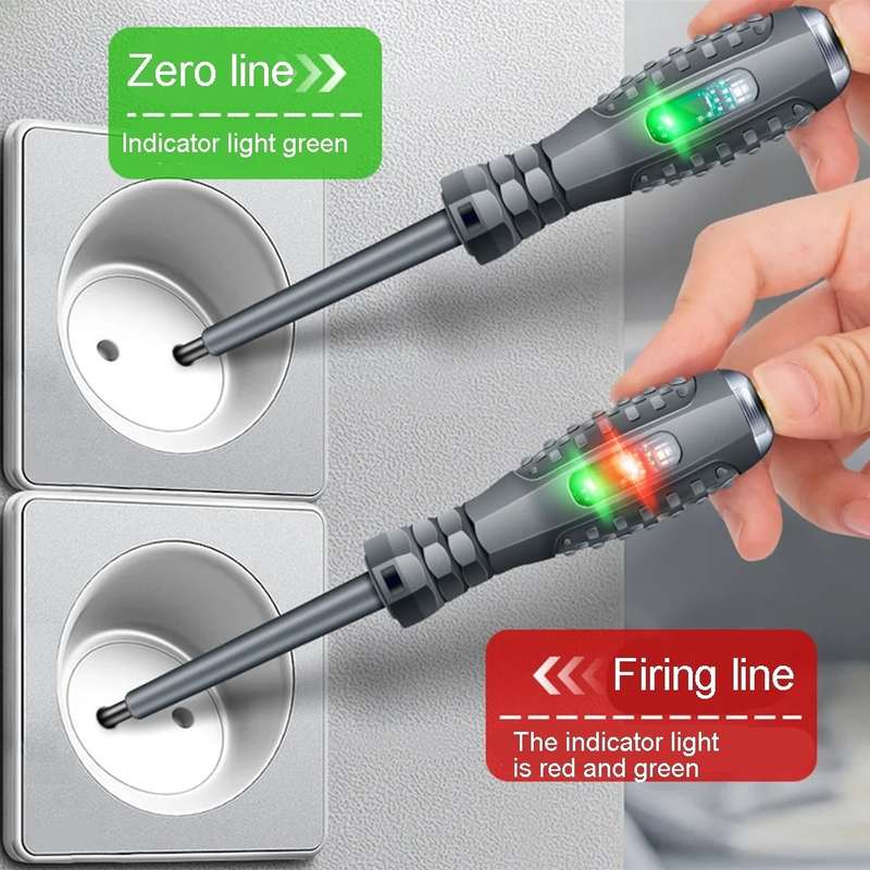 High Torque High Bright Electrician Tester Smart Test Breakpoint Specific Screwdriver(Phillips)