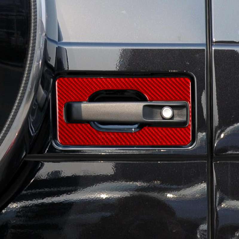For Mercedes-Benz G-Class W463 Trunk Handle Sticker(Red)