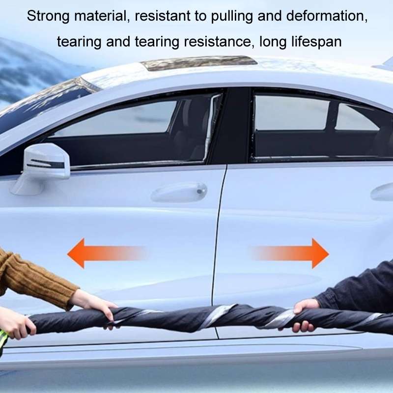 Car Front Windshield Snow and Anti-freeze Thickened Car Cover, Size: Black Yellow SUV