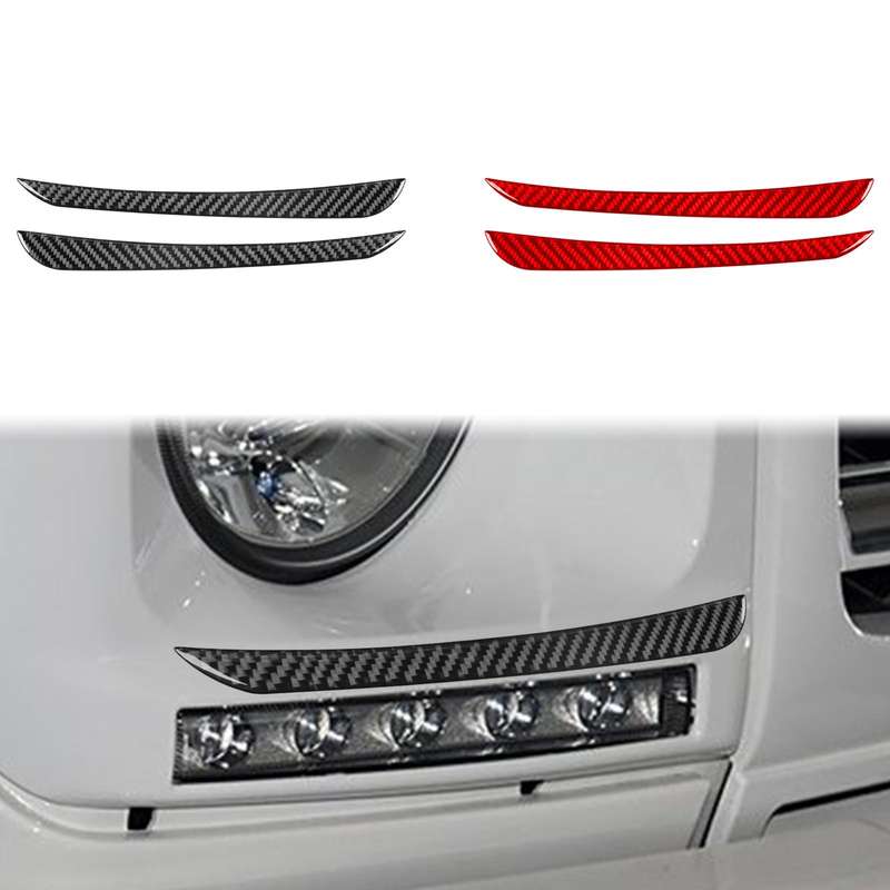 For Mercedes-Benz G-Class W463 2pcs /Set Eyebrow Sticker(Red)