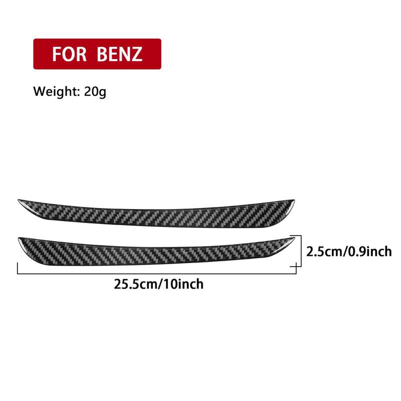 For Mercedes-Benz G-Class W463 2pcs /Set Eyebrow Sticker(Red)