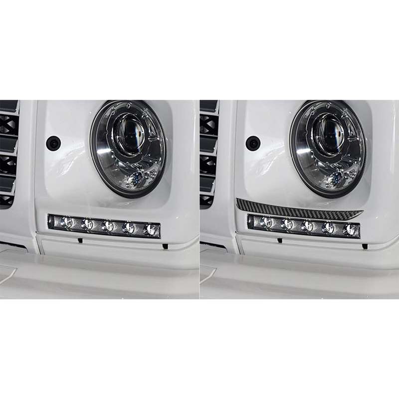For Mercedes-Benz G-Class W463 2pcs /Set Eyebrow Sticker(Red)