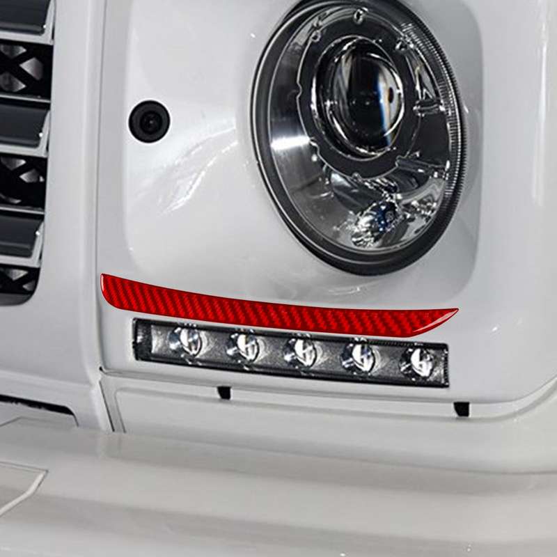 For Mercedes-Benz G-Class W463 2pcs /Set Eyebrow Sticker(Red)