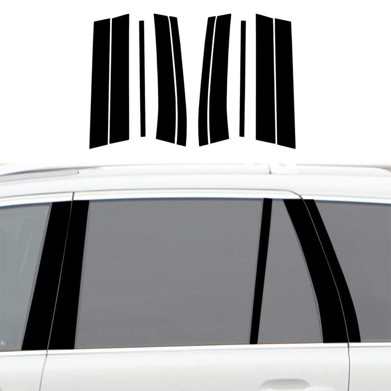 For 2003-2014 Volvo XC90 10pcs /Set Universal B-pillar Decorative Sticker for Left and Right Drive(B