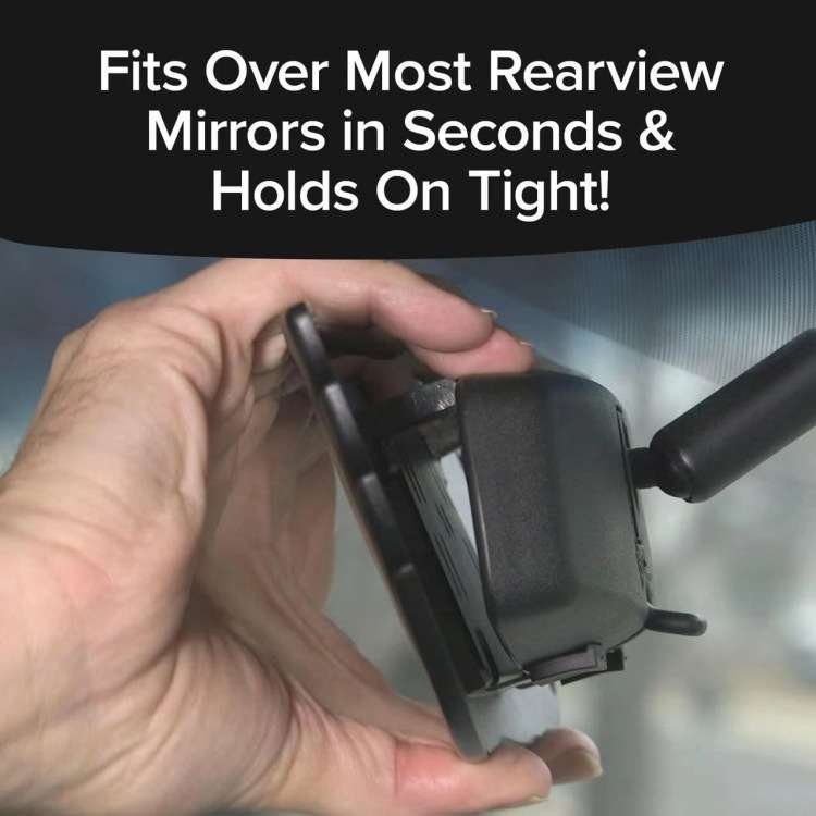 Wide-Angle Rearview Mirror Reduce Blind Spots Fits Most Cars SUVs
