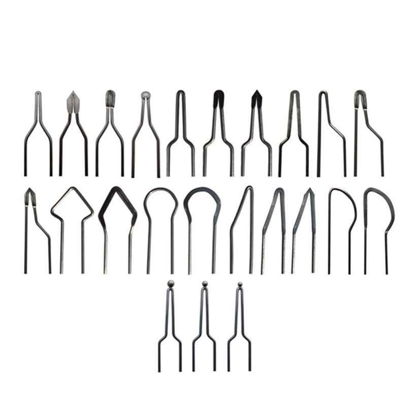 23 In 1 1mm Diameter Wood Burning Wire Nibs for High Impedance Pyrography Machine Accessory