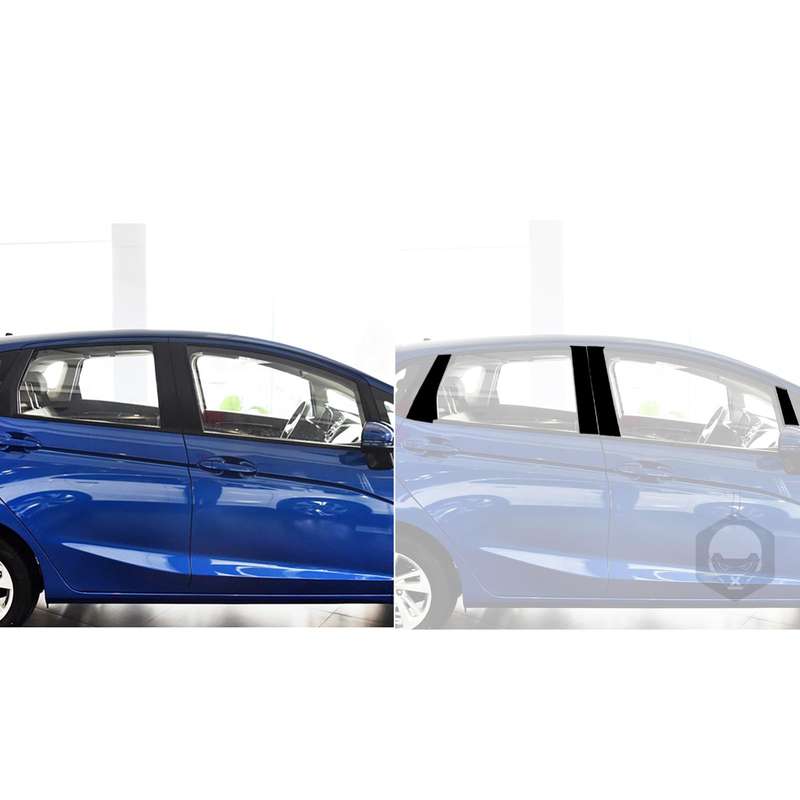 For 2014-2018 Honda Fit 8pcs /Set Universal B-Pillar Decoration Stickers For Left And Right Driving(