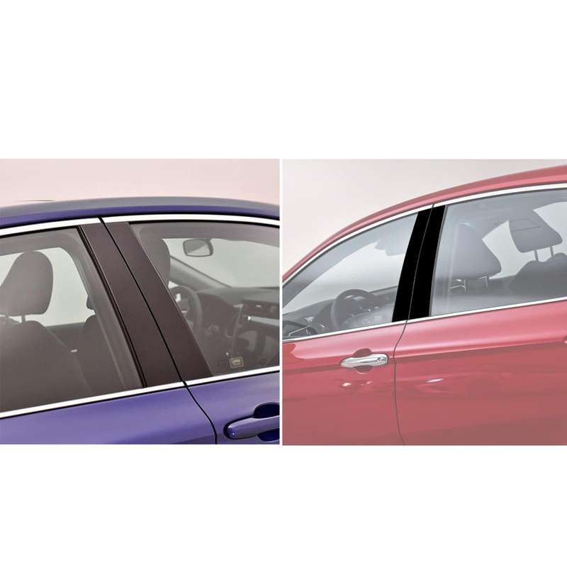 For 2018-2020 Toyota Camry 8pcs /Set Universal B-Pillar Decorative Sticker For Left And Right Drive(