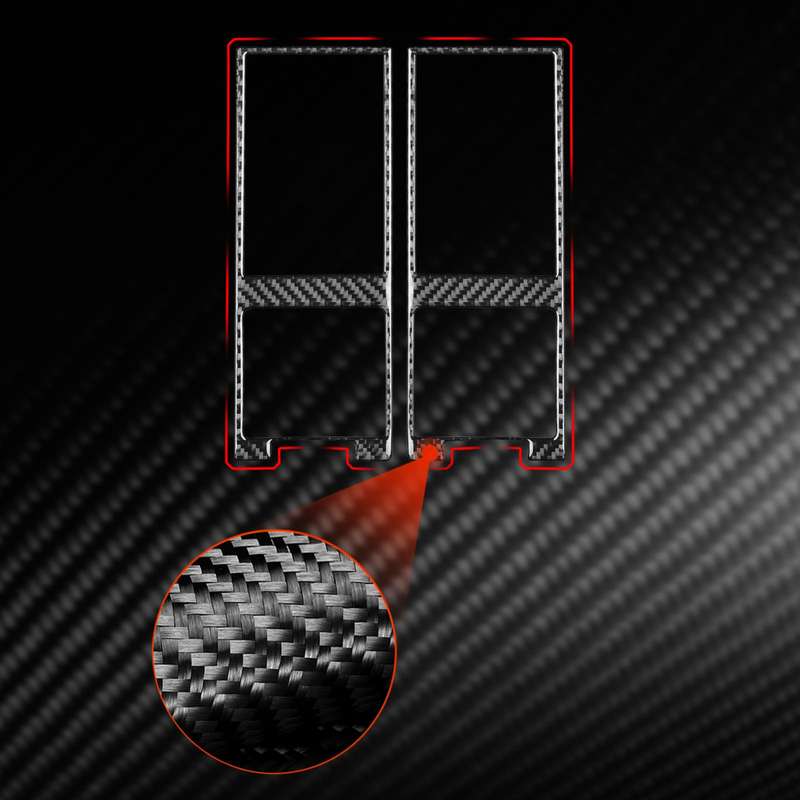 For Mercedes-Benz G-Class W463 2pcs /Set Both Sides Air Vent Decoration Stickers(Red)
