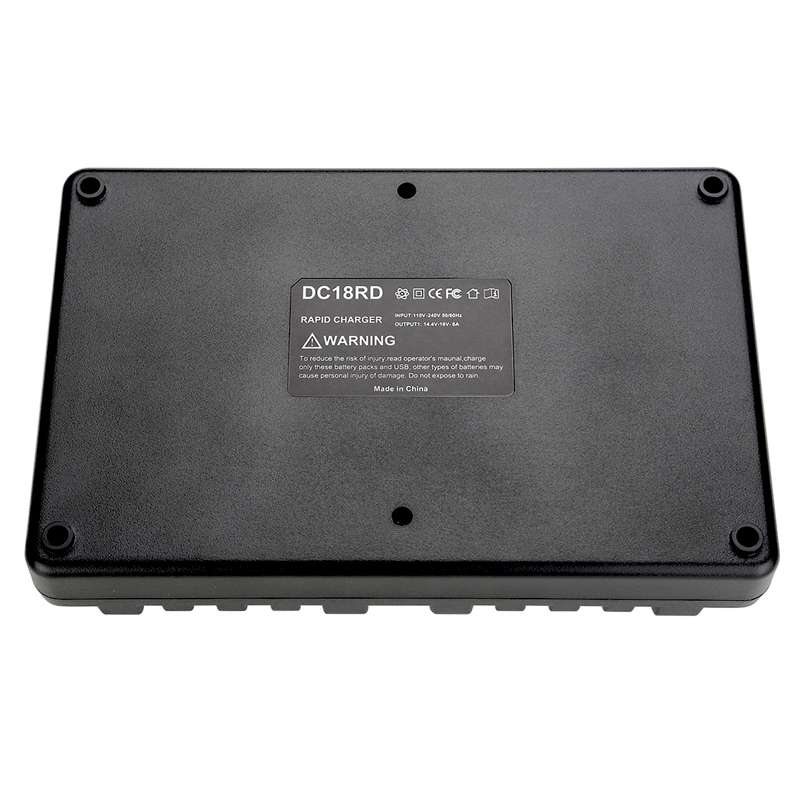For Makita DC18RC 14.4-18V Lithium Battery Dual Charger, Specification: US Plug