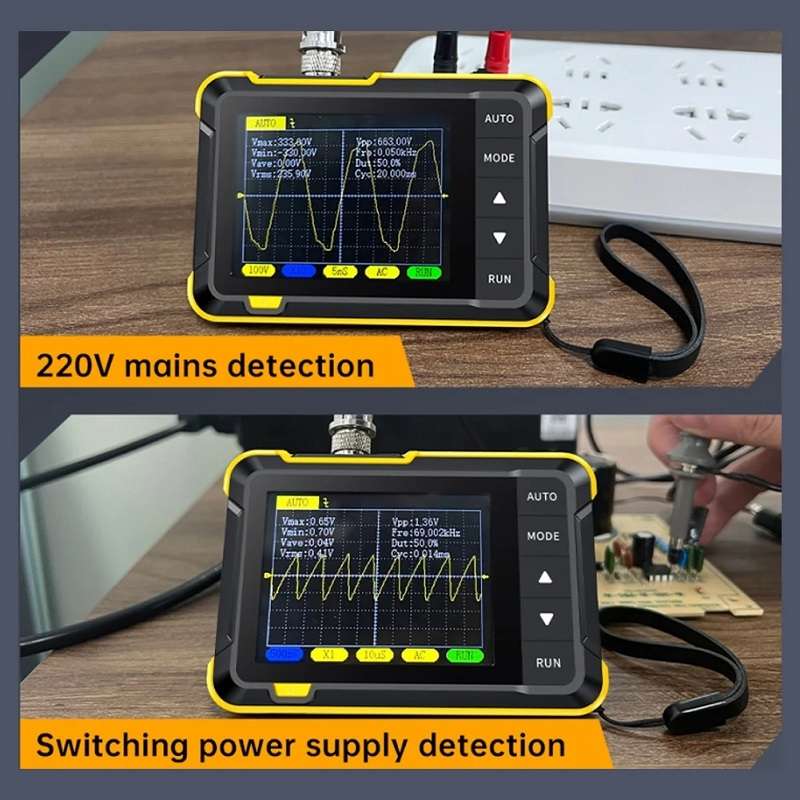 FNIRSI Handheld Small Digital Oscilloscope For Maintenance, Specification: Upgrade