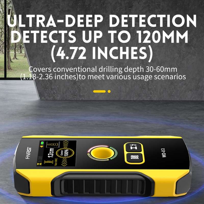 FNIRSI Multifunctional Wall Wire And Metal Rebar Detector(WD-02)