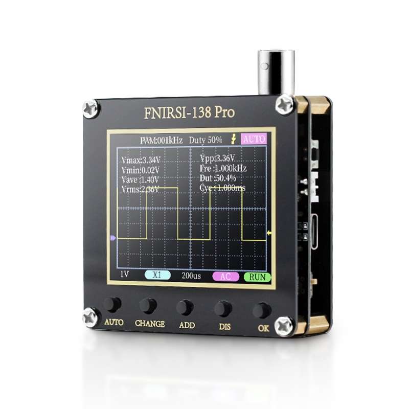 FNIRSI Handheld Small Teaching Maintenance Digital Oscilloscope, Specification: Upgrade Without Batt
