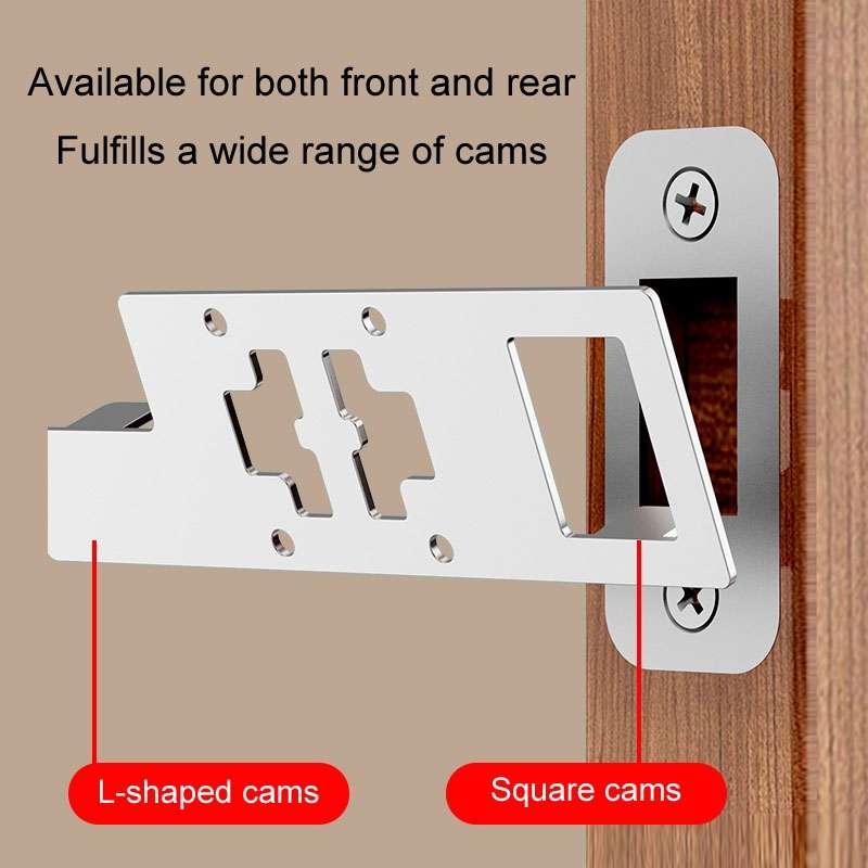 Door Stopper Home Burglary Girls Live Alone Security Lock Inside Opening Door Plug, Style: Without A