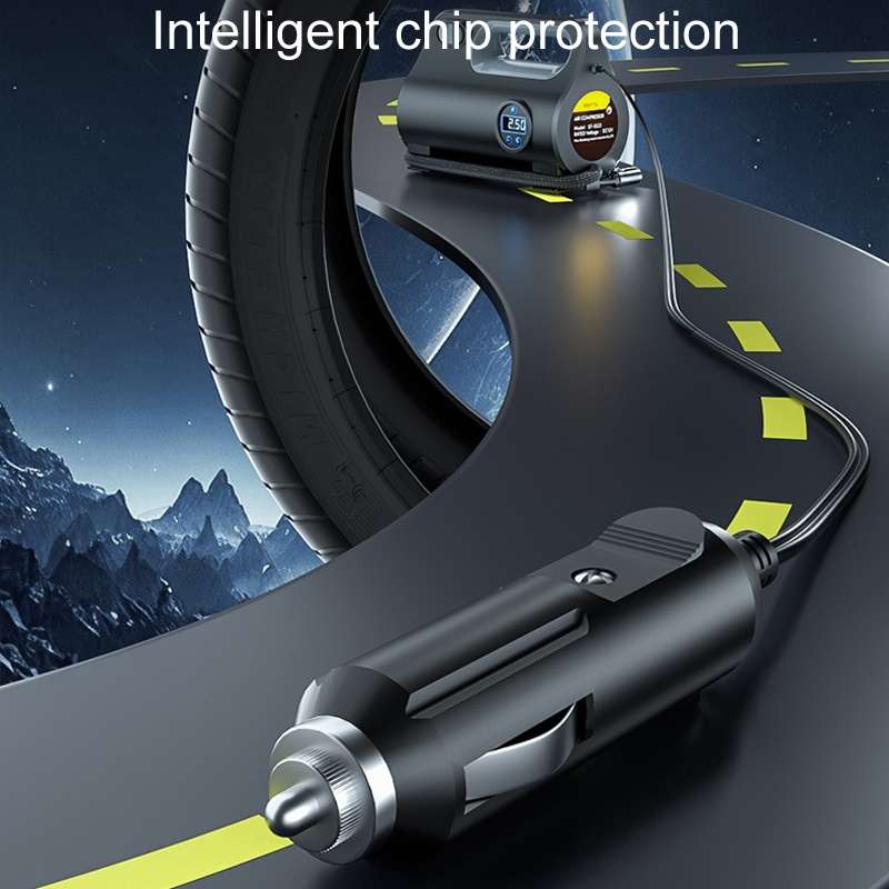 SUITU ST-5523 Vehicle Portable Pneumatic Pump With Cable Powerful Automobile Tire Inflator, Model: P