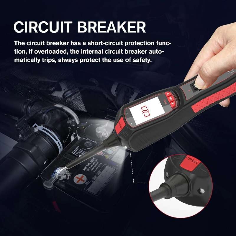 JDiag 6-30V Electrical Detector Fuel Injector Signal Detection Vehicle System Diagnosis(P150)