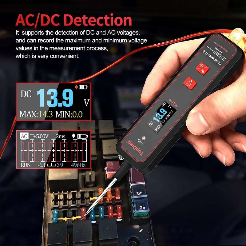 JDiag Mini Circuit Tester AC/DC Detection Multi-function Oscilloscope(P50 Pro)