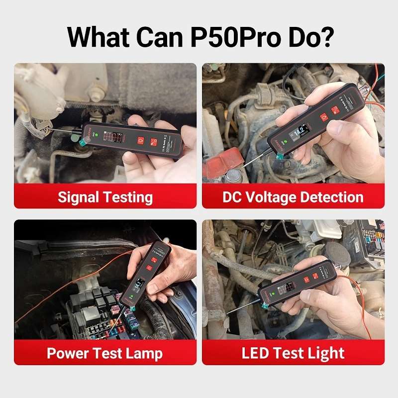 JDiag Mini Circuit Tester AC/DC Detection Multi-function Oscilloscope(P50 Pro)