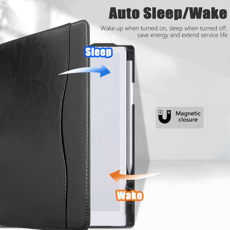 For ReMarkable 2 10.3 Inch 2020 Paper Tablet Case 360 Degree Rotating Stand Cover with Pencil Holder