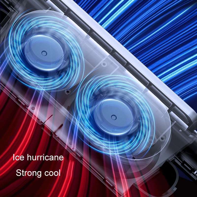 Car Turbine High Wind USB Plug-in Seat Back Fan(CF03 Black)
