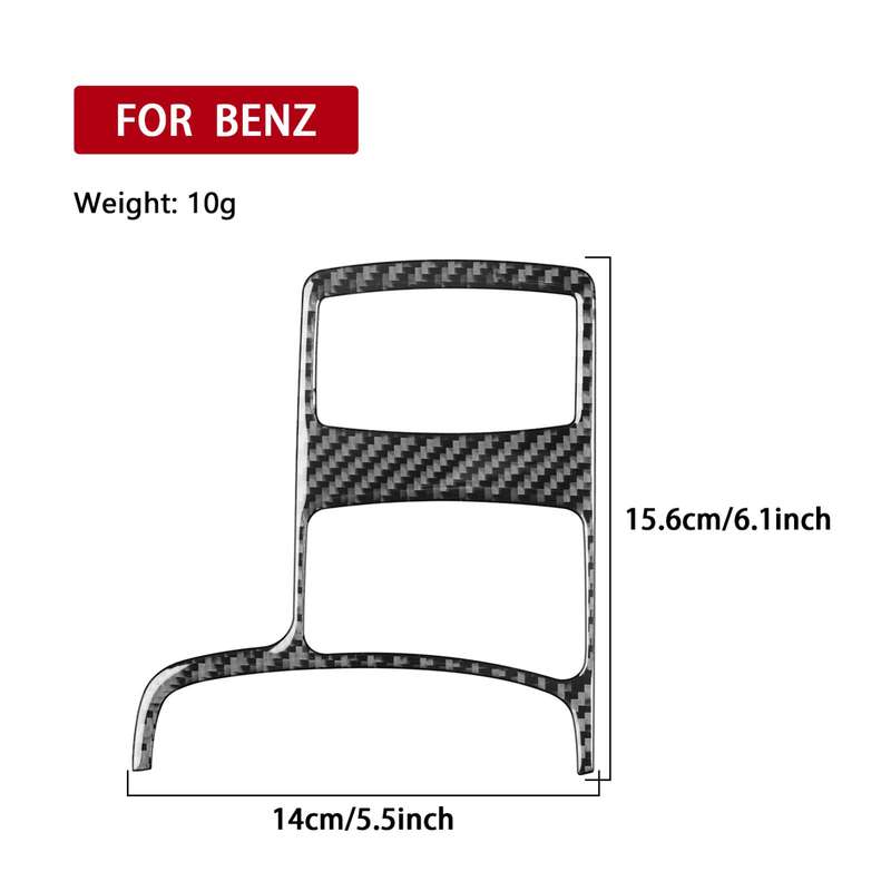 For Mercedes-Benz G-Class W463 Cigarette Lighter Decorative Sticker(Red)