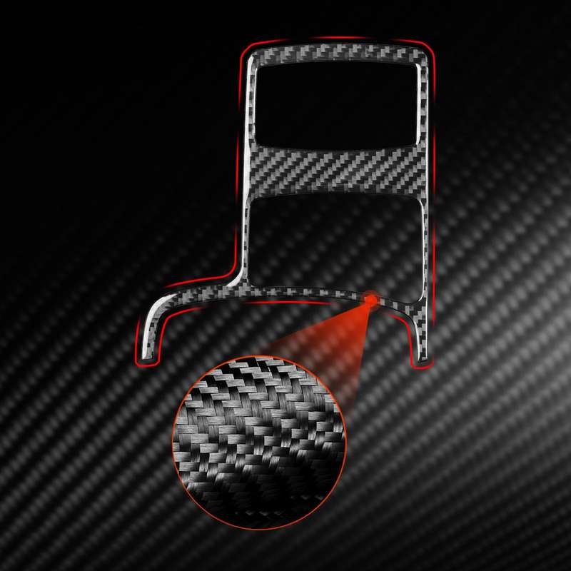 For Mercedes-Benz G-Class W463 Cigarette Lighter Decorative Sticker(Red)