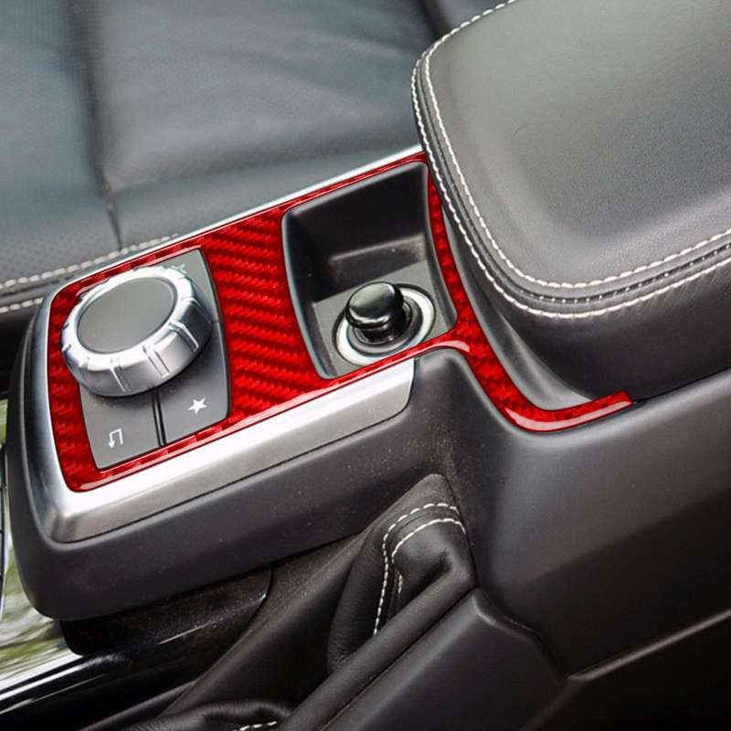 For Mercedes-Benz G-Class W463 Cigarette Lighter Decorative Sticker(Red)