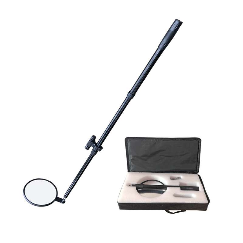 20cm Retractable Acrylic Handheld Explosion-proof Vehicle Inspection Mirror(PM220)