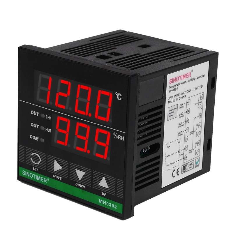 SINOTIMER MH0302 Intelligent High Precision Temperature Humidity Controller Digital Display Temperat