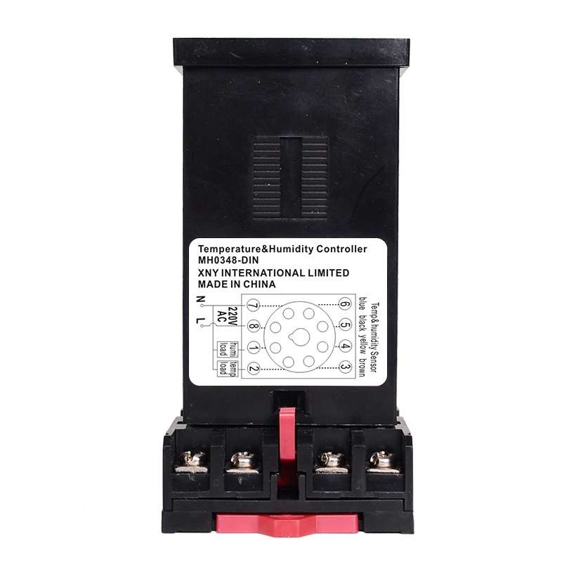 SINOTIMER MH0348-DIN Intelligent High-Precision Temperature Humidity Controller Guide Rail Installat
