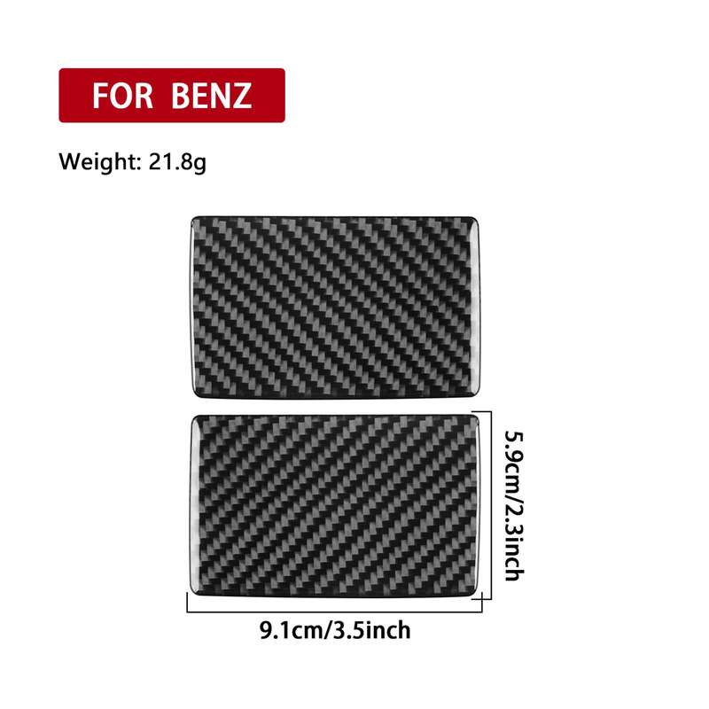 For Mercedes-Benz G-Class W463 2pcs /Set Rear Door Ashtray Sticker(Red)