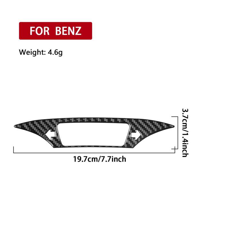 For Mercedes-Benz G-Class W463 Instrument Decoration Stickers(Red)