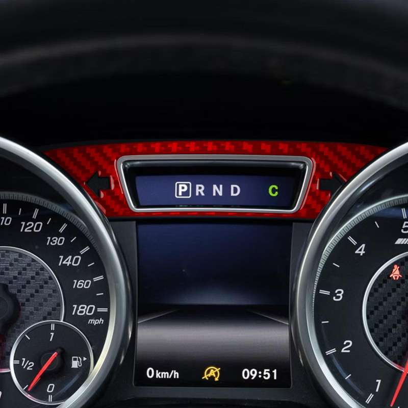 For Mercedes-Benz G-Class W463 Instrument Decoration Stickers(Red)
