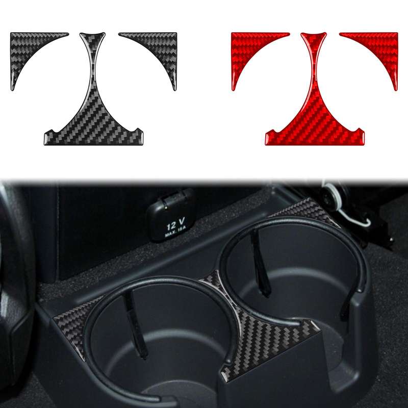 For Mercedes-Benz G-Class W463 3pcs /Set Rear Drain Cup Holder Sticker(Red)